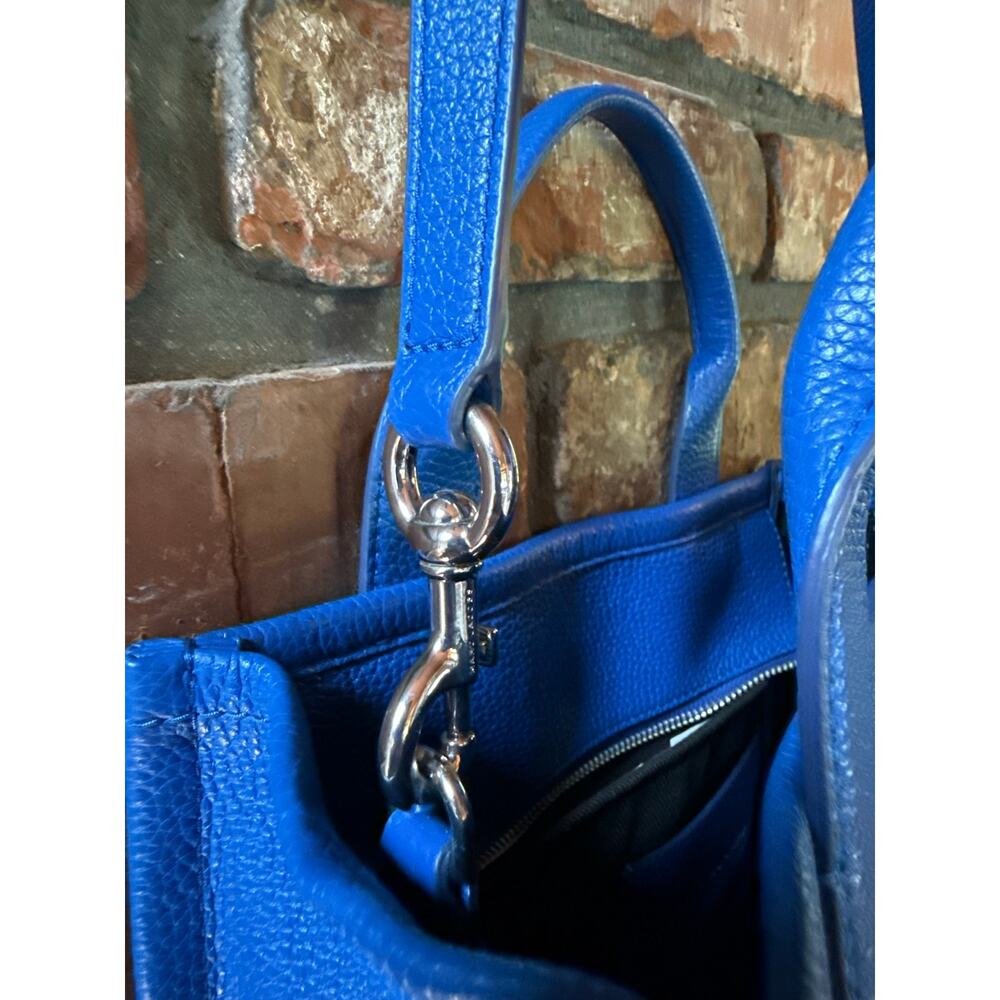 Marc Jacobs The Leather Small Tote Bag - Cobalt/Blue Sea - Picture 4 of 13